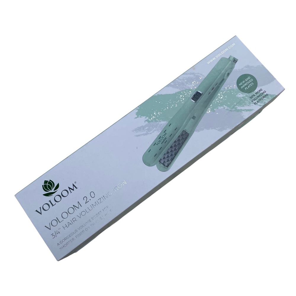 VOLOOM 2.0 Rootie 3/4" Hair Volumizing Iron Mint Green Ceramic Styling OIRR1.0-2
